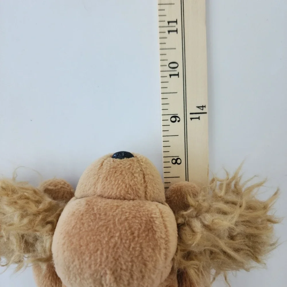 Ty Beanie Babies Spunky Cocker‎ Spaniel Dog Plush Tan Brown 1997 Vintage Toy A65